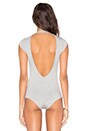 view 5 of 5 LETTIE ボディスーツ in Heather Grey