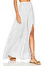 view 1 of 5 Stripe Twill Jen Slit Skirt in Stripe Twill