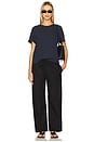 view 4 of 4 T-SHIRT CLASSIQUE WALKER in Navy