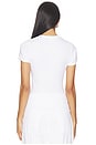 view 3 of 4 T-SHIRT MORGAN in White