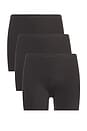 view 1 of 3 Ultimate Bonded Micro Tech 3 Pack Boxer Brief in Black