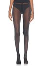 view 1 of 2 Glitter Sheer Tights in Black Sparkle