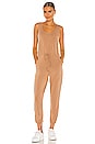 view 1 of 4 Butter Tank Lounge Jumpsuit in Toffee