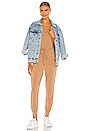 view 4 of 4 Butter Tank Lounge Jumpsuit in Toffee