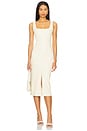 view 1 of 3 Faux Leather Tank Dress in Ivory