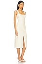 view 2 of 3 Faux Leather Tank Dress in Ivory