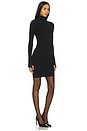 view 2 of 3 Ballet Body Turtleneck Mini Dress in Black