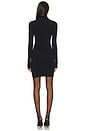 view 3 of 3 Ballet Body Turtleneck Mini Dress in Black