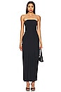 view 1 of 3 Classic Strapless Maxi Slip in Black