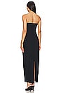 view 3 of 3 Classic Strapless Maxi Slip in Black