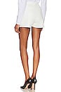 view 3 of 4 Faux Leather Relaxed Short in White