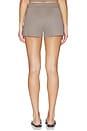view 4 of 6 Better Than Basic Rib Relaxed Short in Truffle