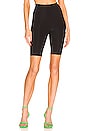view 1 of 4 Neoprene Biker Short in Black