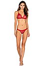 view 3 of 3 Love + Lust G String in Ruby Red