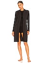 view 1 of 4 Luxury Rib Robe in Black