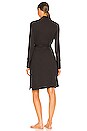 view 4 of 4 Luxury Rib Robe in Black