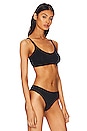 view 2 of 4 Bamboo Scoop Bralette in Black