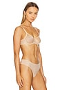 view 2 of 4 Chic Mesh Full Cup Underwire Bra in Beige