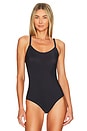 view 2 of 5 Zone Smoothing Bodysuit in Black