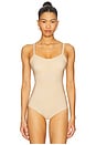 view 2 of 5 Zone Smoothing Bodysuit in Beige