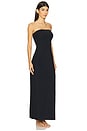view 2 of 3 Classic Strapless Maxi Slip in Black