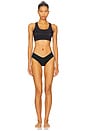 view 5 of 5 Invisible Rib One Size Thong 3 Packs in Black