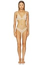 view 4 of 4 Classic Plunge Underwire Bra in Beige