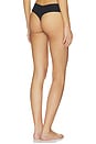 view 4 of 5 Invisible Rib Thong 3-pack in Black