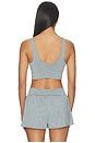 view 3 of 4 Butter Comfy Bralette in Heathered Gray