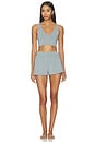 view 4 of 4 Butter Comfy Bralette in Heathered Gray