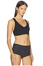 view 2 of 4 Better Than Basic Rib Bralette in Black