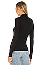 view 3 of 4 Cashmere Layering Turtleneck in Black