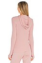 view 3 of 5 x REVOLVE Luxury Rib Hoodie in Shell