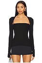 view 1 of 4 Ballet Body Shrug With Thumbholes in Black