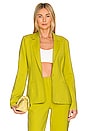 view 2 of 5 Neoprene CEO Blazer in Citron