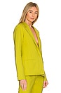 view 3 of 5 Neoprene CEO Blazer in Citron
