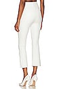 view 3 of 4 Faux Leather Cropped Flare in White