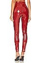 view 3 of 4 Faux Patent Leather Legging in Lava
