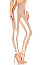 view 2 of 4 Perfect Control Faux Leather Legging in Rose Gold