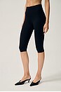 view 3 of 7 Neoprene Capri Legging in Black