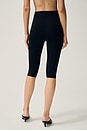 view 4 of 7 Neoprene Capri Legging in Black