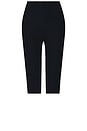 view 6 of 7 Neoprene Capri Legging in Black