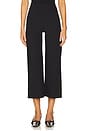 view 2 of 6 Neoprene Cropped Wide Leg in Black