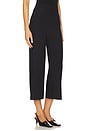 view 3 of 6 Neoprene Cropped Wide Leg in Black