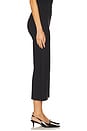 view 4 of 6 Neoprene Cropped Wide Leg in Black