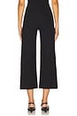 view 5 of 6 Neoprene Cropped Wide Leg in Black