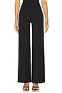 view 1 of 6 Neoprene Wide Leg Pant in Black