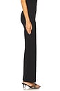 view 3 of 6 Neoprene Wide Leg Pant in Black