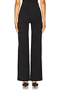 view 4 of 6 Neoprene Wide Leg Pant in Black
