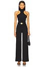 view 5 of 6 Neoprene Wide Leg Pant in Black